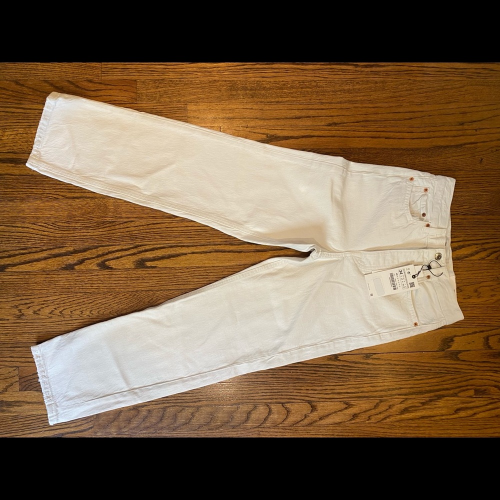 Zara The Bliss Straight in white size 2